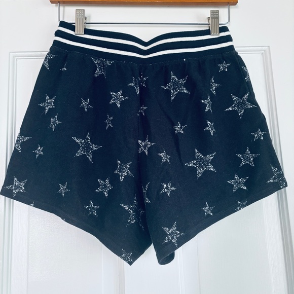 Splendid Heritage Star Graphics 2pc Shorts Set Sz XS Navy French Terry - Picture 7 of 11